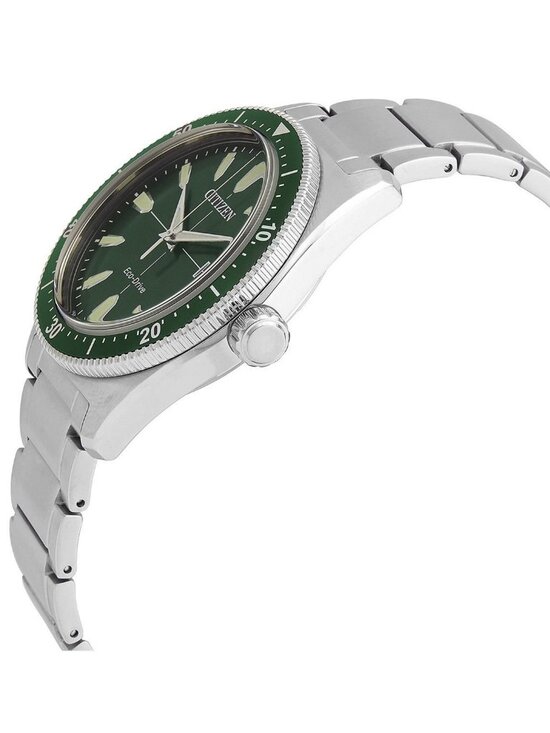 NWT Citizen Eco-Drive Green Dial Men\'s Watch
